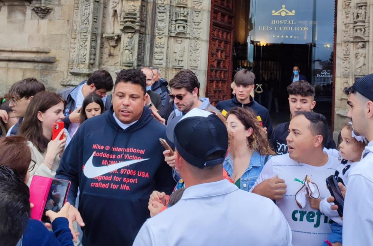 Ronaldo Nazario en Compostela