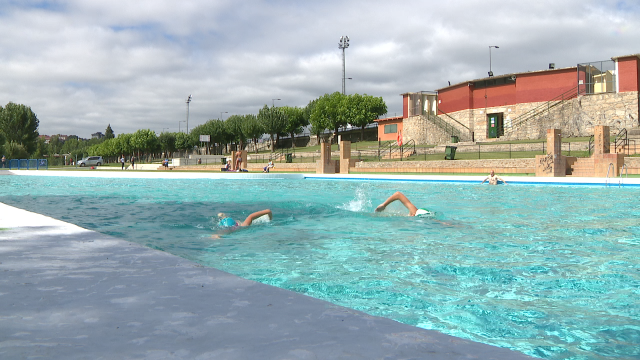 Piscinas de Oira en Ourense en una imagen de la CRTVG
