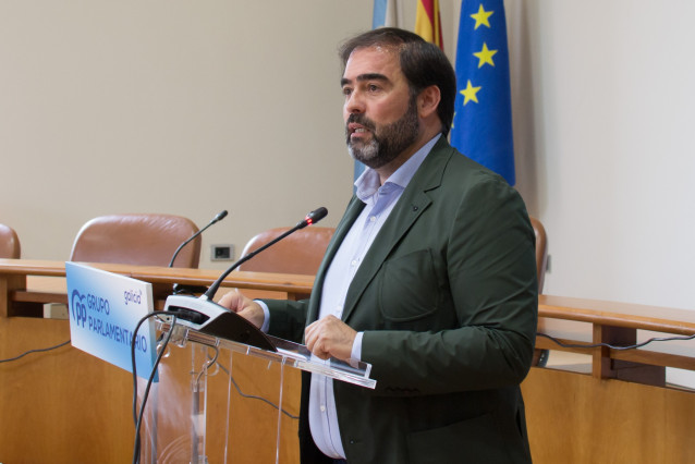 El viceportavoz parlamentario del PPdeG Alberto Pazos.