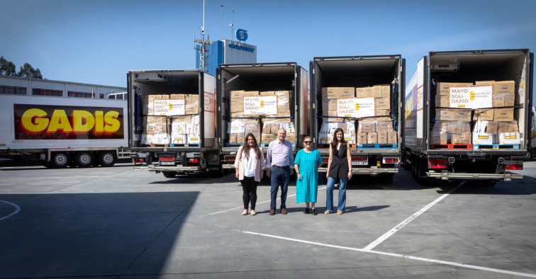 Gadis se solidariza y entrega 109.808 kilos de productos a bancos de alimentos