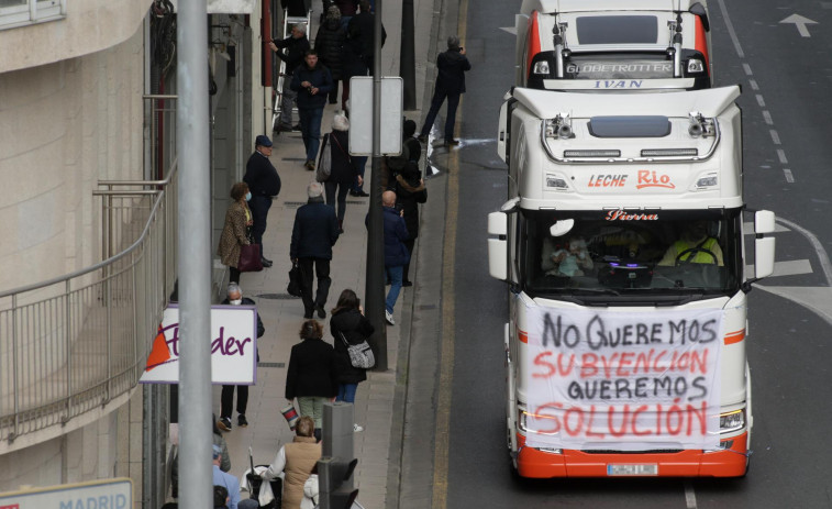 División entre los transportistas gallegos ante otra huelga: 
