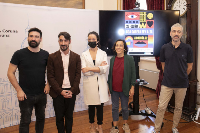 Presentación de los actos del Ayuntamiento de A Coruña por el Día del Orgullo