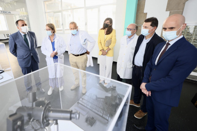 El conselleiro de Sanidade acude a la inauguración de la exposición 'Hospital Provincial: 125 anos'.