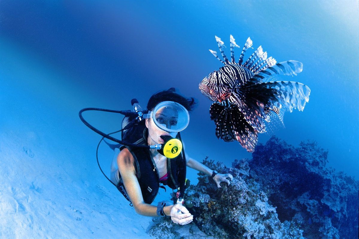 Proteger la vista con gafas de buceo