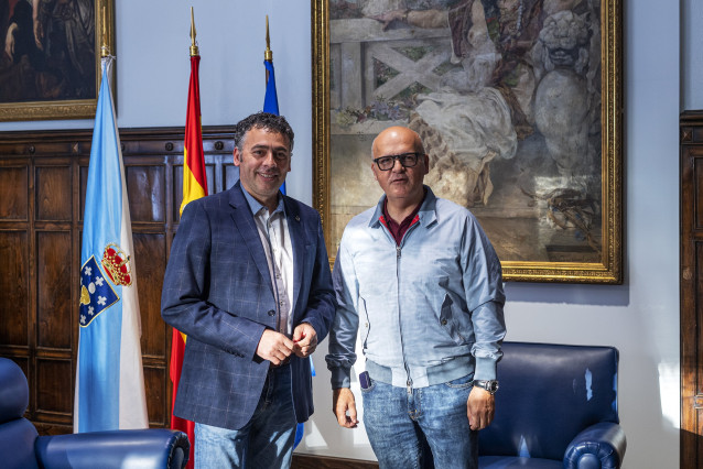 Reunion Manuel Baltar (Presidente Da Deputación Ourense) Con Avelino Pazos Pérez (Alcalde Co Concello De Castrelo De Miño).