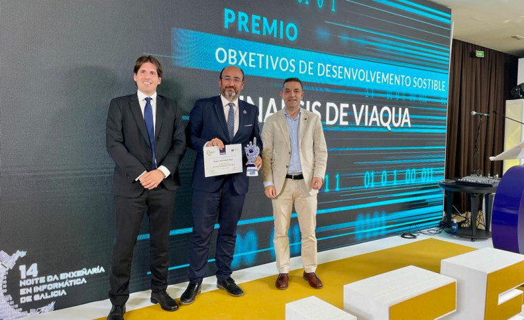 Los ingenieros informáticos de Galicia galardonan a Viaqua, que sigue recogiendo premios y halagos