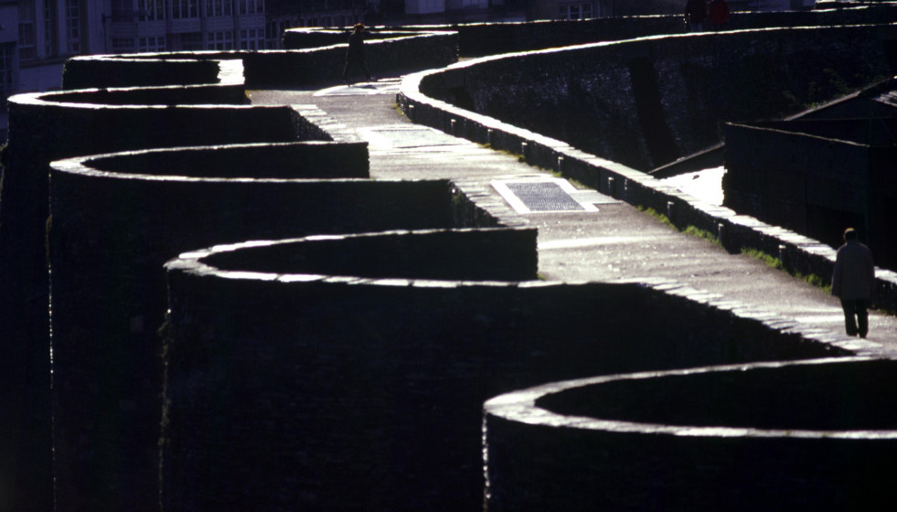 Archivo - Calzada de la Muralla de Lugo