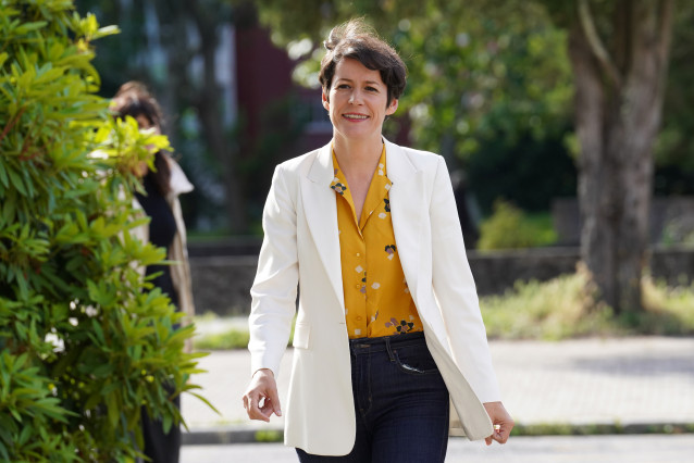 Archivo - La portavoz nacional del BNG, Ana Pontón, a su llegada a una reunión con el presidente de la Xunta de Galicia, Alfonso Rueda, a 6 de junio de 2022, en Santiago de Compostela, A Coruña, Galicia (España). Rueda quiere aprovechar este encuentro par