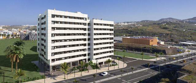 Obras de Avantespacia en Tamaraceite Sur, en Las Palmas de Gran Canaria