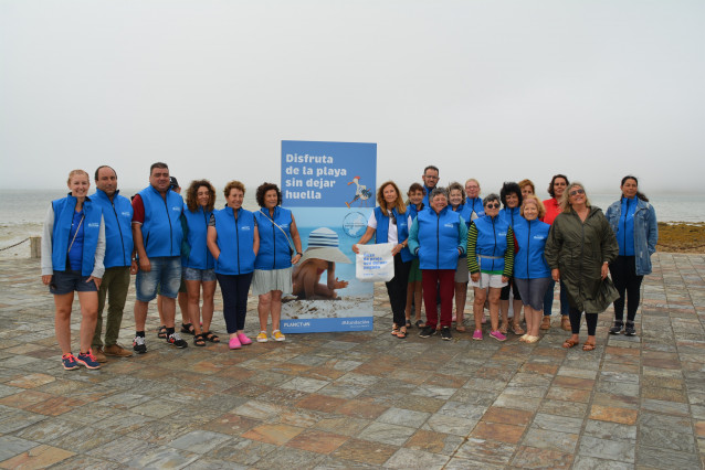 Programa 'Disfrutar de la playa sin dejar huella' de Afundación.
