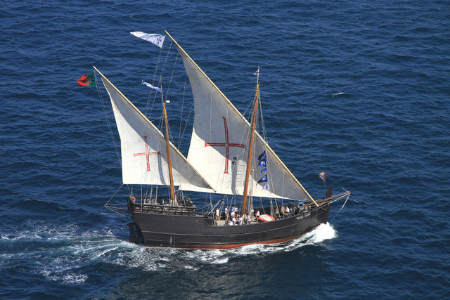La replica de carabela portugesa Vera Cruz en una imagen de al web de Iacubus Maris