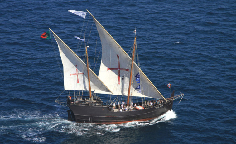 Los grandes veleros de la Iacobus Maris entrarán en la Ría de Vigo a primera hora de la tarde del viernes