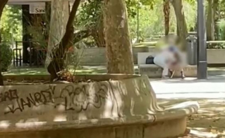 El vídeo de sexo oral de pareja de ancianos de día en un parque en Zamora desata la polémica