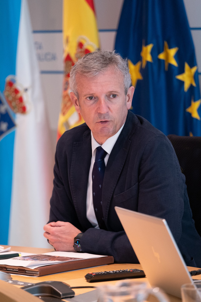 El presidente de la Xunta, Alfonso Rueda