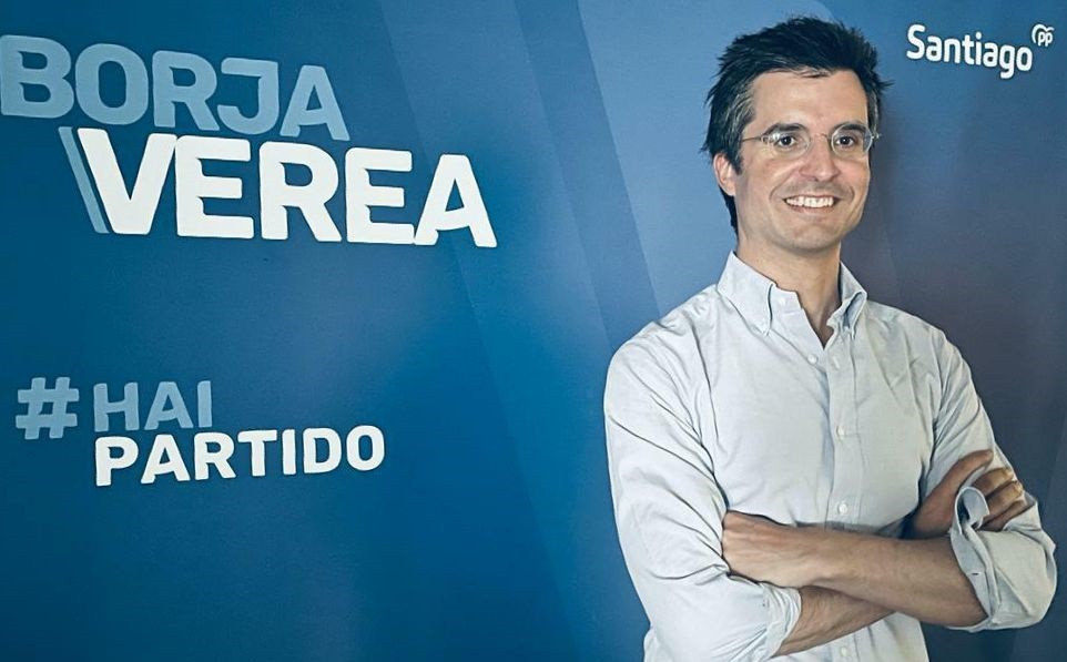 Archivo - Borja Verea inicia su campaña interna para liderar el PP local de Santiago con el lema 'Hay partido'