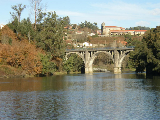 Río Lérez a su paso por Pontevedra.