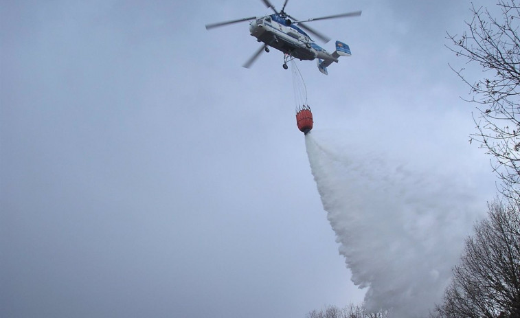 Declarado un incendio forestal que afecta al Parque Natural das Fragas do Eume, en Monfero