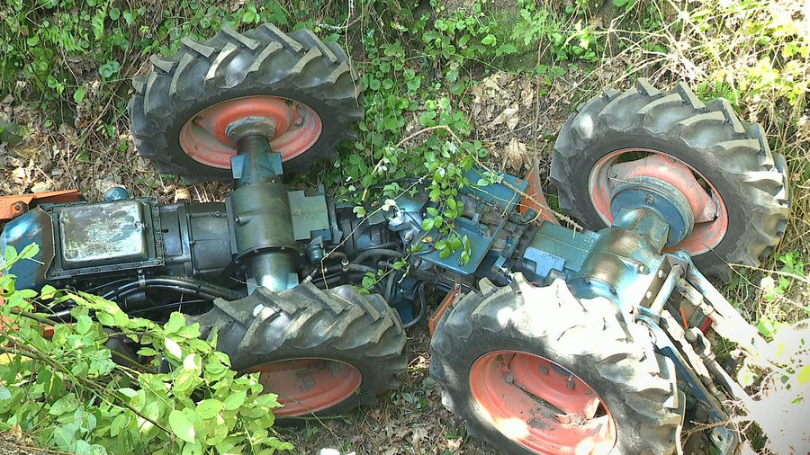 Accidente de tractor