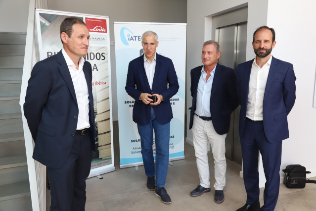 Francisco Conde esta mañana en Nigrán (Pontevedra).