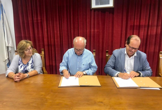 Firma del convenio de colaboración entre Sogama y Vilanova de Arousa