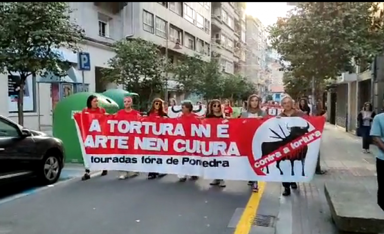 Cientos de personas se manifiestan en Pontevedra bajo el lema 