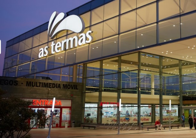 Entrada al centro comercial As Termas de Lugo
