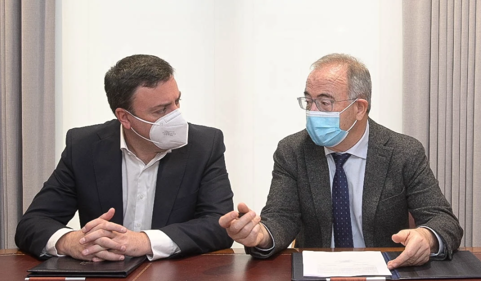 Formoso y Bugallo en una foto de archivo