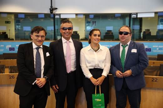 ONCE Galicia lleva hasta Bruselas su compromiso con la discapacidad