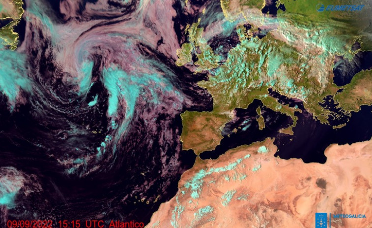 Danielle adelantará el otoño en Galicia con precipitaciones muy abundantes y una fuerte caída de las temperaturas