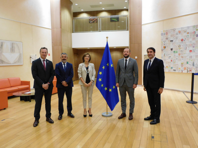 Los consejeros de Medio Ambiente de Galicia, Cantabria, Castilla y León y Asturias en Bruselas