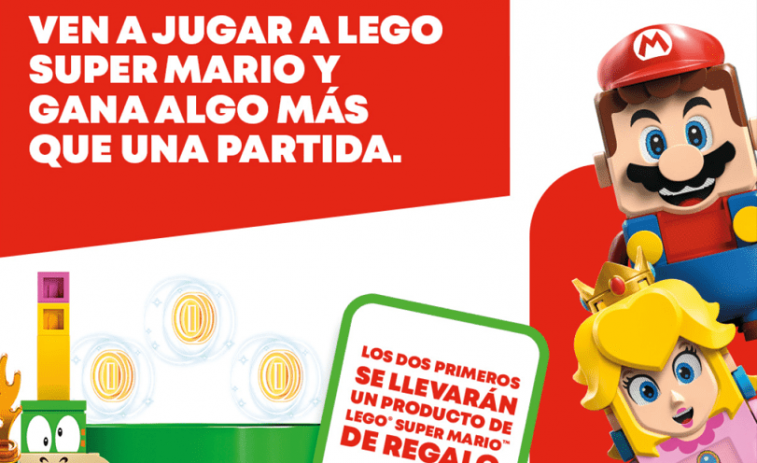 El Corte Inglés de A Coruña acoge la prueba ‘Compite y gana con Lego Super Mario’
