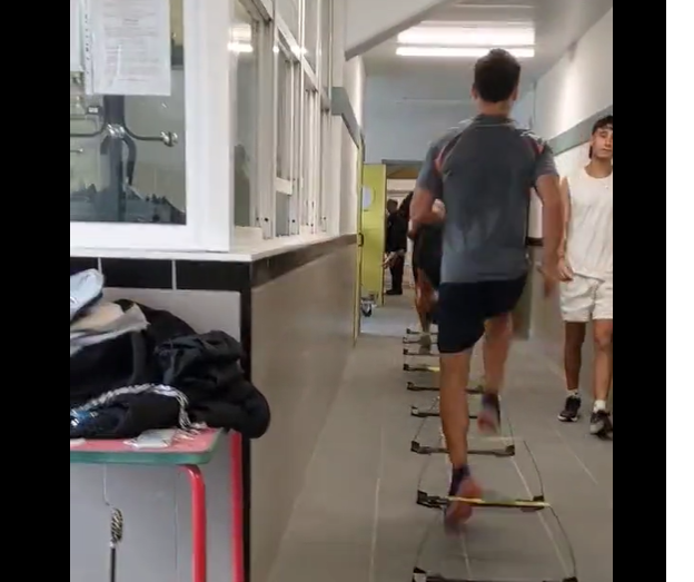 (VÍDEO) Así entrena un deportista olímpico en Vigo los días de lluvia: 