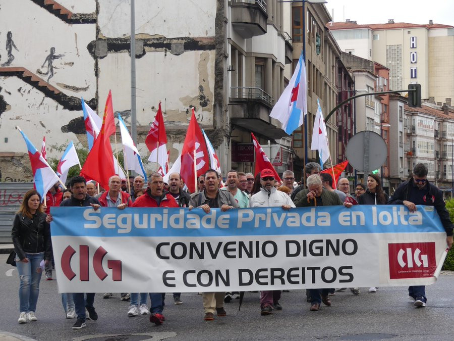 Los vigilantes de seguridad privada tomarán las calles de Santiago el próximo 27 de septiembre