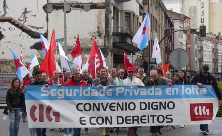 Los vigilantes de seguridad privada tomarán las calles de Santiago el próximo 27 de septiembre