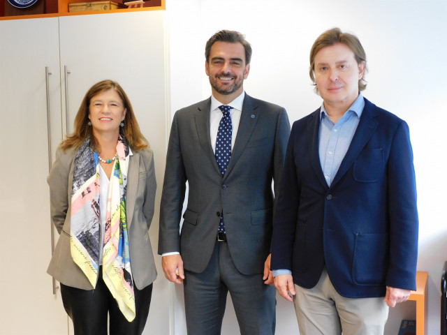 El vicepresidente segundo y conselleiro de Presidencia, Xustiza e Deportes, Diego Calvo, en su visita a Bruselas