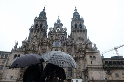 Lluvia en Santiago de Compostela
