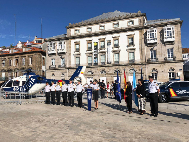 La 'Exposición de Medios y Museo de la Policía' ha inaugurado este jueves los actos del Día de la Policía en A Coruña, sede nacional en 2022 de esta conmemoración
