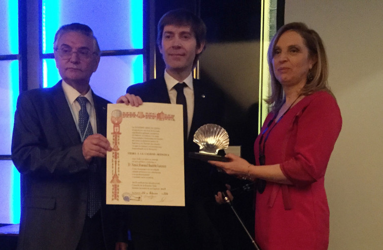 Xosé Manuel Budiño recibe en Madrid a 