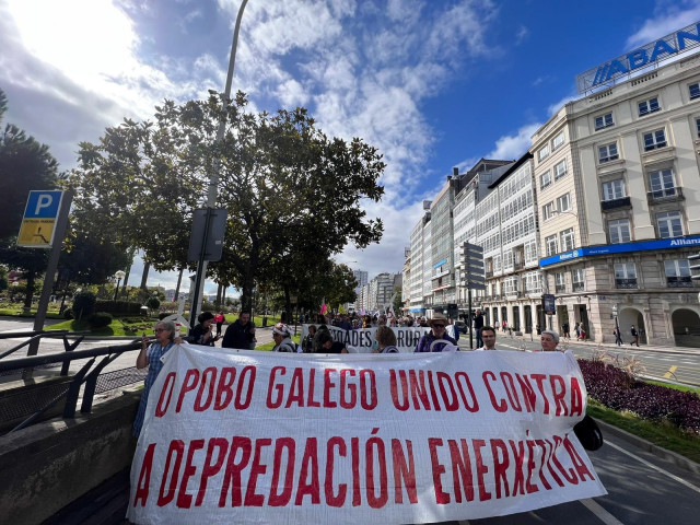 Cientos de personas piden en A Coruña 