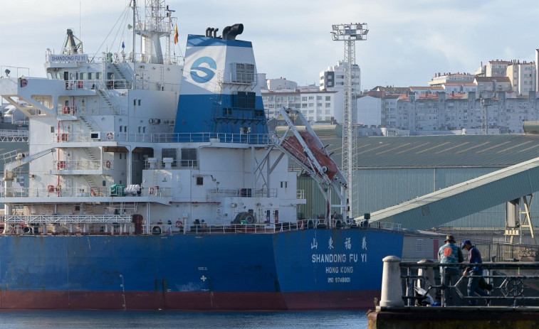 Suben a 878 los kilos de cocaína incautados en un carguero de Hong Kong en el puerto de A Coruña