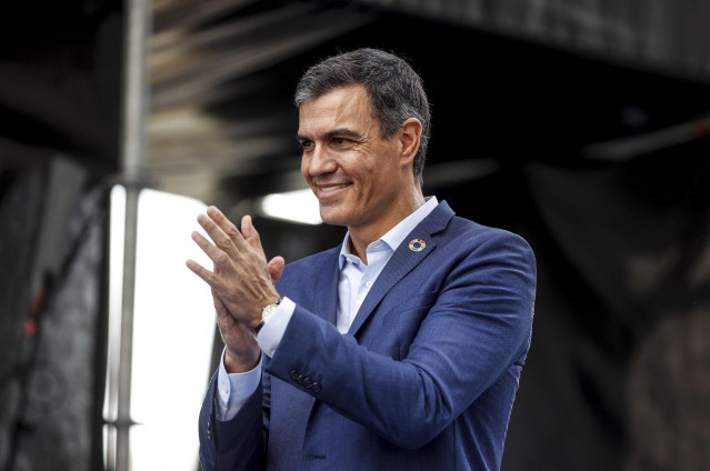 El presidente del Gobierno, Pedro Sánchez, en un acto. Foto de archivo.