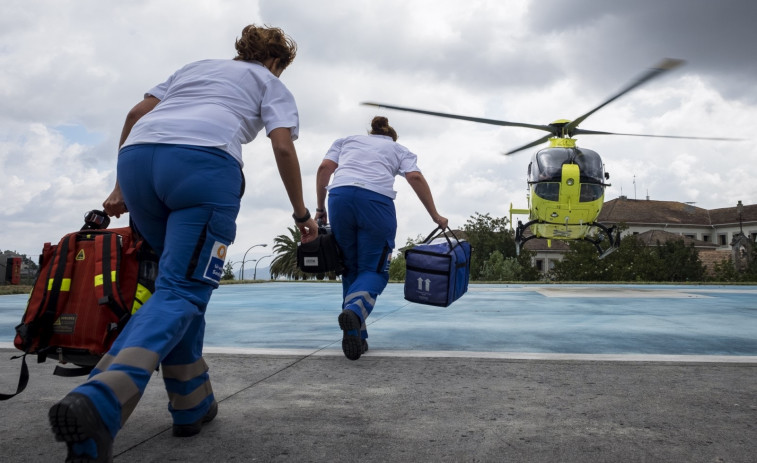 El sur de Galicia carece de cobertura con helicóptero medicalizado en estos momentos, denuncia la CIG