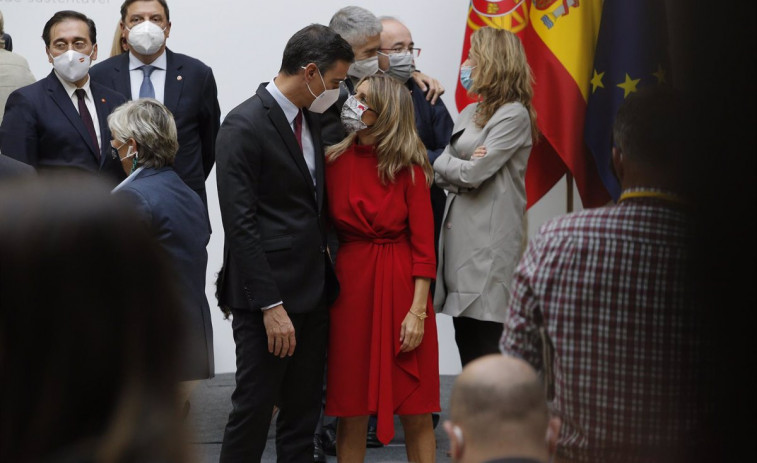 Pedro Sánchez y Yolanda Díaz acuerdan el apoyo a los PGE para llevarlos al Consejo de Ministros