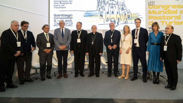 Inaugurado el VIII Congreso Mundial de Pastoral de Turismo, que organizan conjuntamente el Arzobispado de Santiago de Compostela, el el Dicasterio para el Servicio de Desarrollo Humano Integral y la Conferencia Episcopal Española
