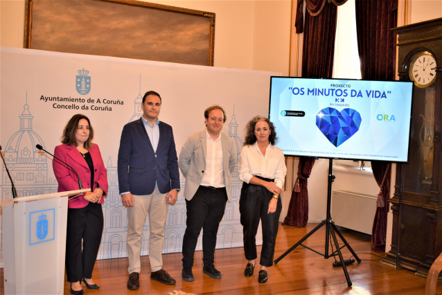 HM Hospitales y el Ayuntamiento de A Coruña han presentado el proyecto 'Los minutos de la vida'