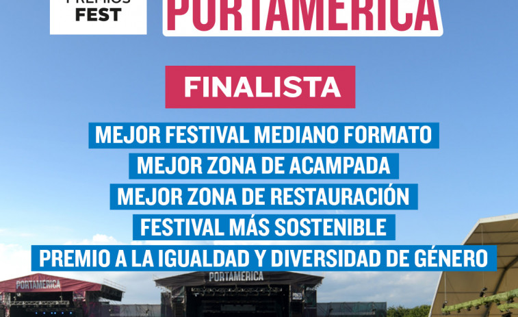 Los festivales PortAmérica y O Son do Camiño, finalistas en seis candidaturas de los Premios Fest