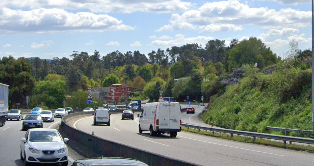 El accidente se produjo en la autovu00eda A 55