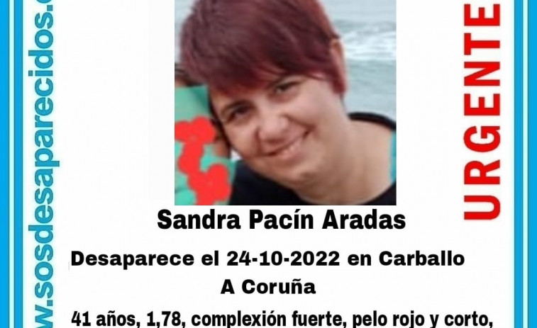 Localizan en la Serra de Outes a la vecina de Carballo de 41 años desaparecida desde el lunes