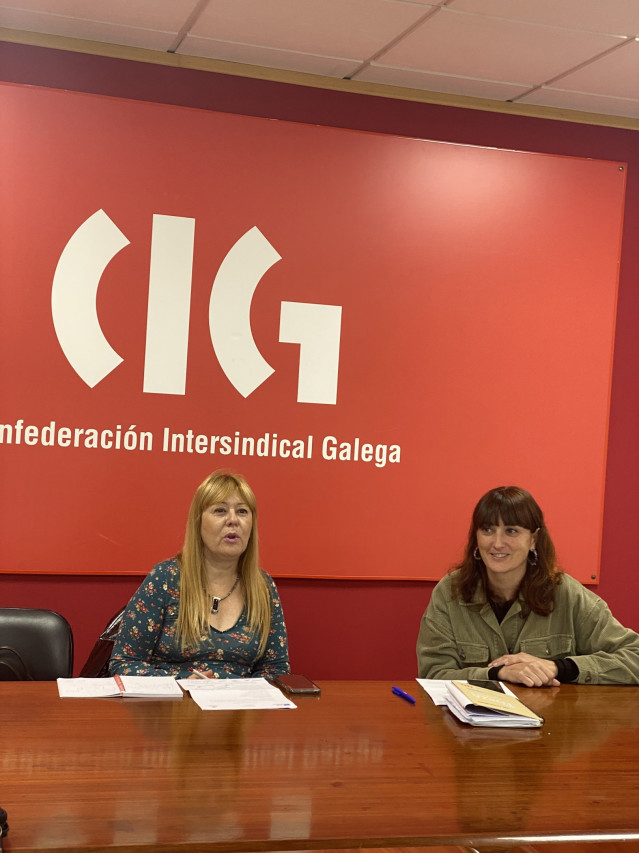 Rueda de prensa de la CIG-Servizos