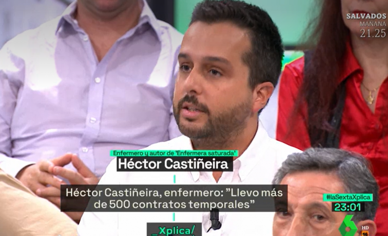 Sanidade sanciona al sanitario detrás de la cuenta 'Enfermera Saturada' tras criticar en televisión la precariedad del SERGAS